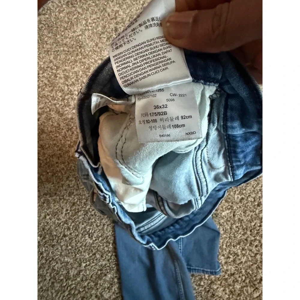 Levis 514 Regular Taper Mens Blue Jeans 34x29 Medium Wash 5098 Denim